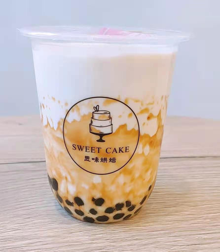 Image de 黑糖珍珠鲜奶 sucre brun latte avec perle