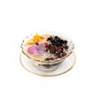 Image de 芋圆烧仙草，奶茶汤底 herbes roties avec boules de taro {base de soupe au the au lait}