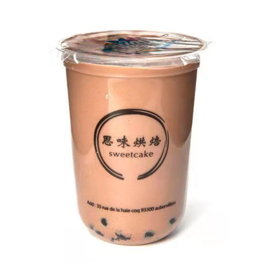 Image de 巧克力味珍珠奶茶  bubble tea saveur chocolat avec tapioca