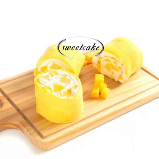Image de 芒果毛巾卷rouleau crepe a la mangue