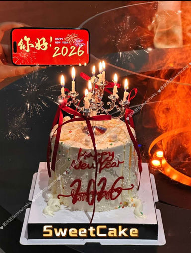 Image de 【新年限定】2026跨年蛋糕C款，烛台氛围