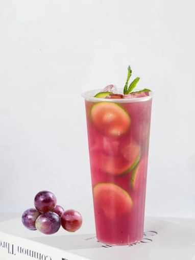 Image de 【限时活动】葡萄爆柠第二杯半价10.5€  Le deuxième à moitié prix