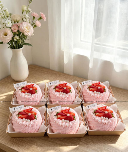 Image de 草莓小蛋糕 Gateau aux fraises