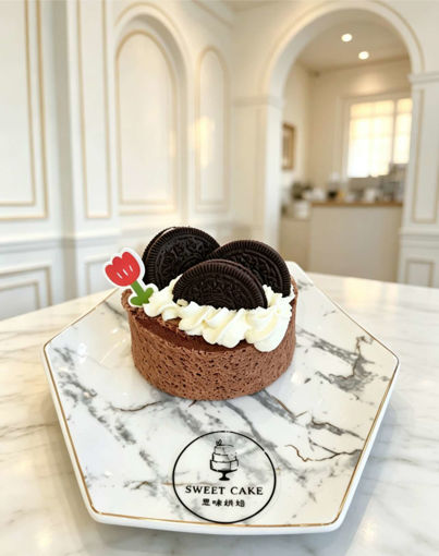 Image de 巧克力奥利奥蛋糕卷 gâteau au chocolat