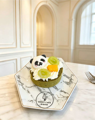 Image de 抹茶蜜豆蛋糕卷 Gâteau  au matcha et aux haricots rouges