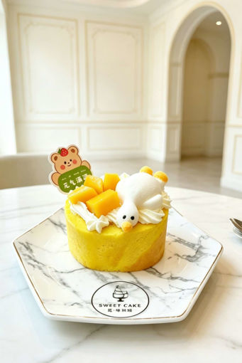 Image de 芒果蛋糕卷 gâteau à la mangue
